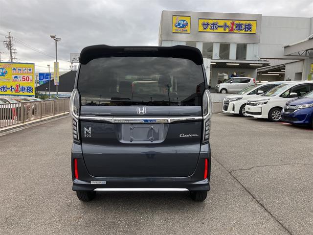 Ｎ－ＢＯＸカスタム Ｌ　衝突軽減システム　スマートエントリー　両側パワースライド　オートライト　バックモニター　オートエアコン　ＬＥＤヘッドライト　ステリモ　クルコン　純正ナビ　フルセグＴＶ　ドラレコ　Ｂｌｕｅｔｏｏｔｈ（6枚目）