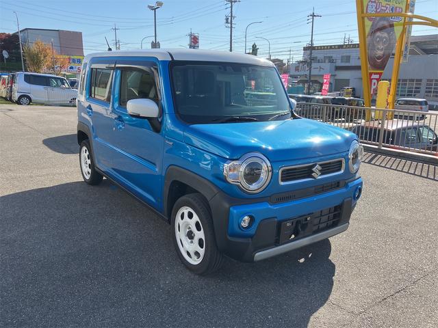 ハスラー ハイブリッドＸターボ　衝突被害軽減システム　キーレス　４ＷＤ　ターボ　プッシュスタート　オートエアコン　オートライト　クルコン　シートヒーター　クルコン　ＬＥＤヘッドライト　オーディオディスプレイ　ＥＴＣ　ドラレコ（3枚目）