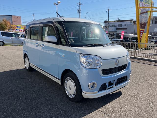 ムーヴキャンバス Ｘリミテッドメイクアップ　ＳＡＩＩＩ　衝突被害軽減システム　スマートエントリー　オートエアコン　オートライト　純正ナビＴＶ　バックモニター　ステリモ　両側電動スライド　プッシュスタート　ＥＴＣ　ＣＤ・ＤＶＤ・ｂｌｕｅｔｏｏｔｈ（3枚目）