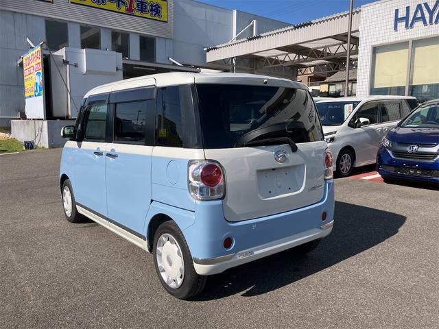 ムーヴキャンバス Ｘリミテッドメイクアップ　ＳＡＩＩＩ　衝突被害軽減システム　スマートエントリー　オートエアコン　オートライト　純正ナビＴＶ　バックモニター　ステリモ　両側電動スライド　プッシュスタート　ＥＴＣ　ＣＤ・ＤＶＤ・ｂｌｕｅｔｏｏｔｈ（7枚目）