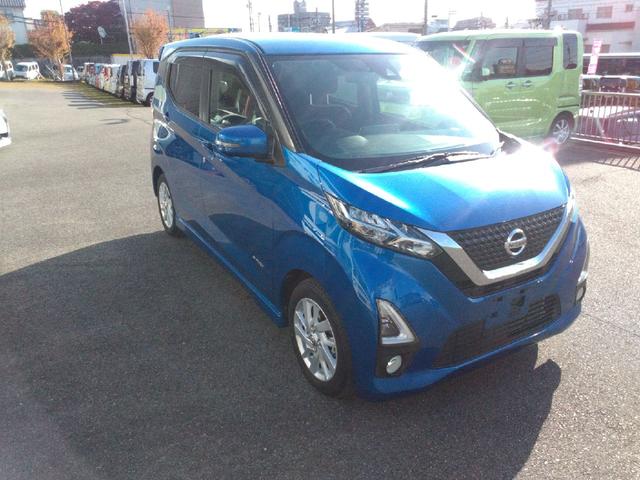 デイズ ハイウェイスター　Ｘ　衝突被害軽減システム　プロパイロット（ＡＣＣ）　電動パーキング　オートライト　ＬＥＤライト　フォグ　ステリモ　フルセグナビ　Ｂｌｕｅｔｏｏｔｈ　アラウンドビューモニター　ＥＴＣ　ドラレコ　１４アルミ（3枚目）