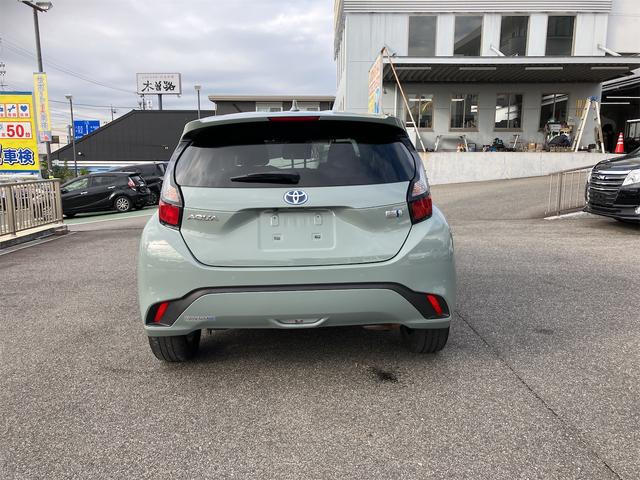 アクア Ｇ　衝突被害軽減システム　オートライト　ＬＥＤライト／フォグ　クルコン　１００Ｖ電源　ＯＰナビ機能付きディスプレイオーディオ　Ｂｌｕｅｔｏｏｔｈ　バックモニター　ドラレコ　ＥＴＣ　純正１６ＡＷ　ＣＶＴ（6枚目）