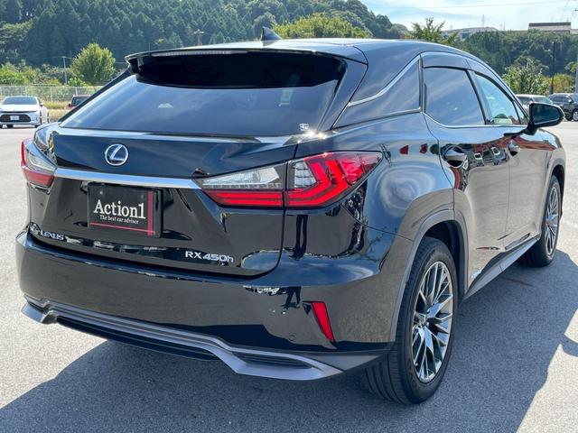 ＲＸ ＲＸ４５０ｈ　Ｆスポーツ　４ＷＤ　サンルーフ　黒革シート　３眼ＬＥＤヘッドライト　ＢＳＭ　レーダークルーズ　シートヒーター／クーラー　ステアリングヒーター　パワーバックドア　クリアランスソナー　パワーシート　純正２０インチＡＷ（41枚目）