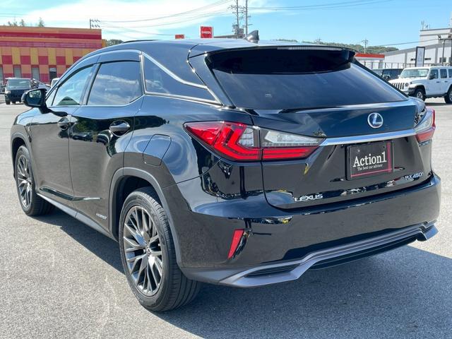 ＲＸ ＲＸ４５０ｈ　Ｆスポーツ　４ＷＤ　サンルーフ　黒革シート　３眼ＬＥＤヘッドライト　ＢＳＭ　レーダークルーズ　シートヒーター／クーラー　ステアリングヒーター　パワーバックドア　クリアランスソナー　パワーシート　純正２０インチＡＷ（42枚目）