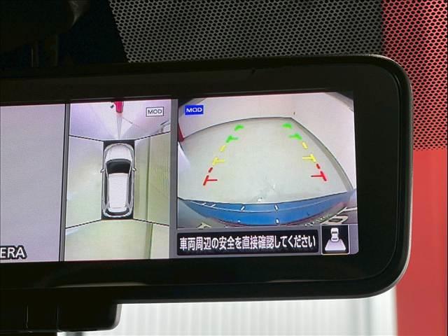 エクストレイル ２０Ｘ　ハイブリッド　ワンオーナー　プロパイロット　全周囲カメラ　インテリジェントミラー　パワーバックドア　クリアランスソナー　シートヒーター　８インチサイバーナビ　ＬＥＤヘッド　ＥＴＣ　インテリジェントキー　純正１７ＡＷ（4枚目）