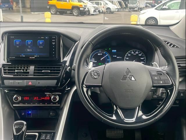 エクリプスクロスPHEV G e-アシスト レーダークルーズ AC1500W ハーフレザー シートヒーター ヘッドアップディスプレイ オートハイビーム コーナーセンサー ステアリングヒーター バックカメラ 電動パーキングブレーキ(46枚目)