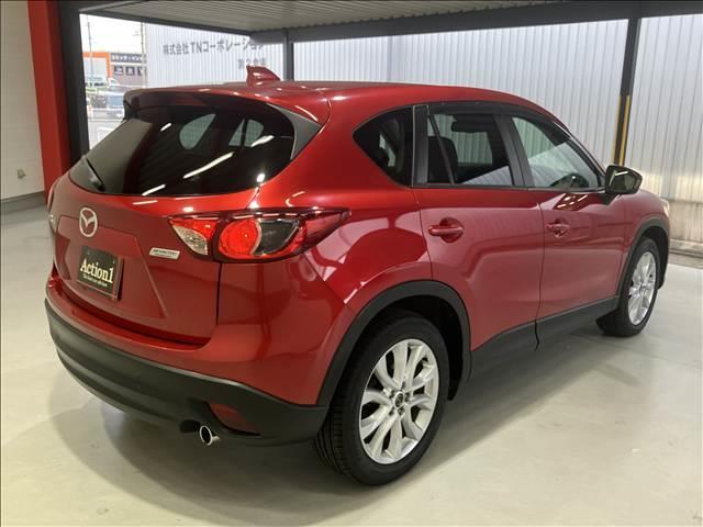 ＣＸ－５ ＸＤ　Ｌパッケージ　黒革　ＢＯＳＥサウンド　ＲＶＭ　シートヒーター　クルーズコントロール　パワーシート　ＥＴＣ　ＨＩＤヘッド　サイドカメラ　スマートキー　プッシュスタート　アイドリングストップ　純正１９インチＡＷ（48枚目）