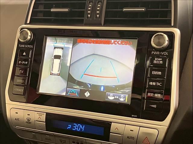 ランドクルーザープラド ＴＸ　Ｌパッケージ　サンルーフ　黒革　全周囲カメラ　ＢＳＭ　レーダークルーズ　シートヒーター／クーラー　オートハイビーム　レーンキープ　衝突軽減　コーナーセンサー　パワーシート　ＬＥＤ　ＵＳＢ　ＥＴＣ　純正１９インチＡＷ（4枚目）