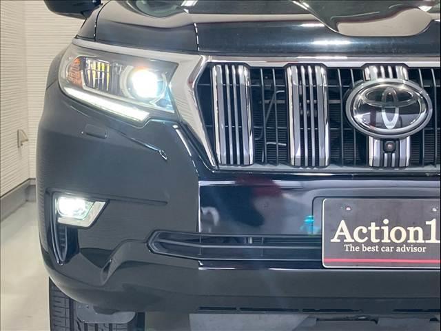 ランドクルーザープラド ＴＸ　Ｌパッケージ　サンルーフ　黒革　全周囲カメラ　ＢＳＭ　レーダークルーズ　シートヒーター／クーラー　オートハイビーム　レーンキープ　衝突軽減　コーナーセンサー　パワーシート　ＬＥＤ　ＵＳＢ　ＥＴＣ　純正１９インチＡＷ（26枚目）