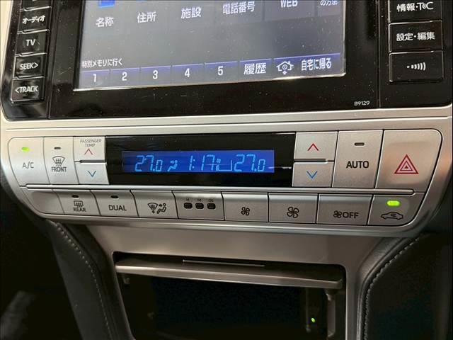 ランドクルーザープラド ＴＸ　Ｌパッケージ　ワンオーナー　黒革　全周囲カメラ　メーカーナビ　レーダークルーズ　シートヒーター／クーラー　コーナーセンサー　センターデフロック　ＬＥＤ　ＥＴＣ　ドライブレコーダー　ＵＳＢポート　純正１９インチＡＷ（12枚目）