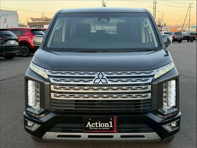 デリカD:5 G パワーパッケージ 両側パワースライド 電動サイドステップ パワーバックドア レーダークルーズ AC100V シートヒーター 衝突軽減 レーンキープ パドルシフト アイドリングストップ パワーシート ETC 純正18AW(33枚目)