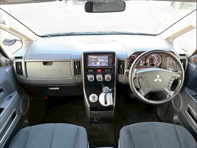 デリカＤ：５ Ｄ－Ｐｏｗｅｒ　ｐａｃｋａｇｅ　７人　ＭＫＷ１６ＡＷ　ＢＦグッドリッチオールテレーン　アルパインフリップダウン１０．１インチモニター　シートヒーター　両側電動スライドドア　クルーズコントロール　バックカメラ　パドルシフト　純正ナビ　ＥＴＣ（2枚目）