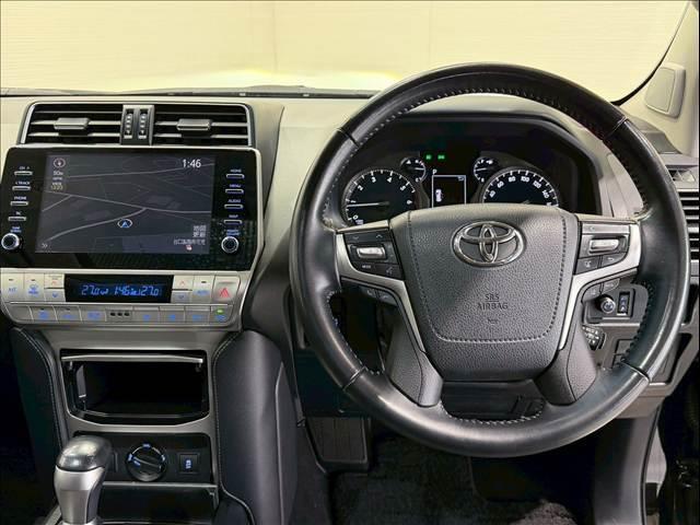 ランドクルーザープラド ＴＸ　Ｌパッケージ　黒革　サンルーフ　全周囲カメラ　ＢＳＭ　シートヒーター／クーラー　クリアランスソナー　レーダークルーズ　ＬＥＤ　ルーフレール　オートハイビーム　パワーシート　ＵＳＢポート　ＥＴＣ　純正１９インチＡＷ（45枚目）