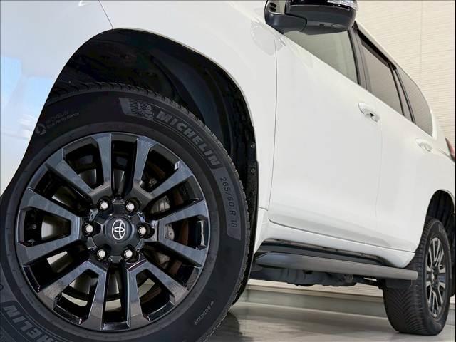 ランドクルーザープラド ＴＸ　Ｌパッケージ・ブラックエディション　黒革　全周囲カメラ　純正ナビ　ＢＳＭ　レーダークルーズ　クリアランスソナー　シートヒーター／クーラー　パワーシート　センターデフロック　ＬＥＤ　ＥＴＣ　ＵＳＢポート　ルーフレール　純正１８インチＡＷ（11枚目）