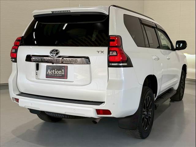 ランドクルーザープラド ＴＸ　Ｌパッケージ・ブラックエディション　黒革　全周囲カメラ　純正ナビ　ＢＳＭ　レーダークルーズ　クリアランスソナー　シートヒーター／クーラー　パワーシート　センターデフロック　ＬＥＤ　ＥＴＣ　ＵＳＢポート　ルーフレール　純正１８インチＡＷ（42枚目）