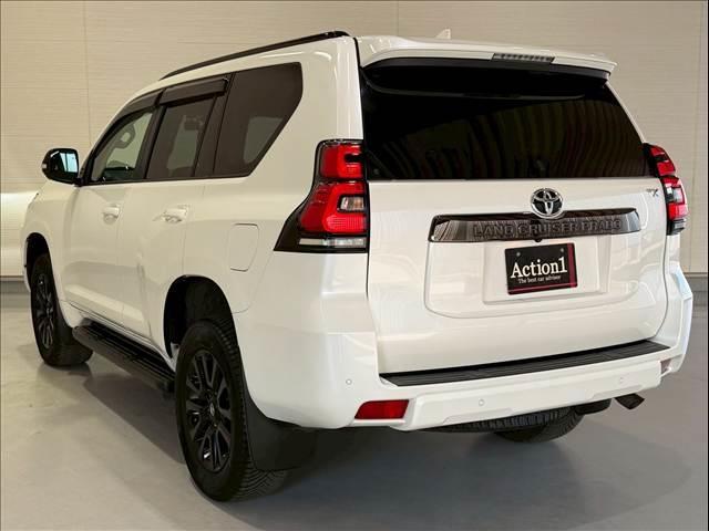 ランドクルーザープラド ＴＸ　Ｌパッケージ・ブラックエディション　黒革　全周囲カメラ　純正ナビ　ＢＳＭ　レーダークルーズ　クリアランスソナー　シートヒーター／クーラー　パワーシート　センターデフロック　ＬＥＤ　ＥＴＣ　ＵＳＢポート　ルーフレール　純正１８インチＡＷ（43枚目）