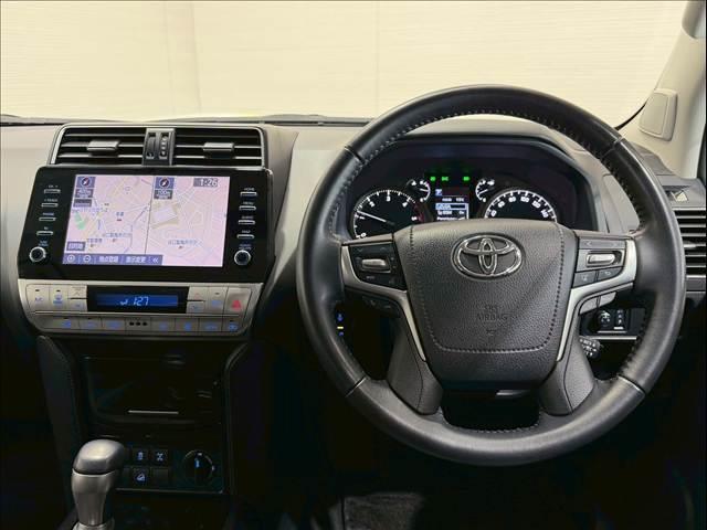 ランドクルーザープラド ＴＸ　Ｌパッケージ・ブラックエディション　黒革　全周囲カメラ　純正ナビ　ＢＳＭ　レーダークルーズ　クリアランスソナー　シートヒーター／クーラー　パワーシート　センターデフロック　ＬＥＤ　ＥＴＣ　ＵＳＢポート　ルーフレール　純正１８インチＡＷ（46枚目）