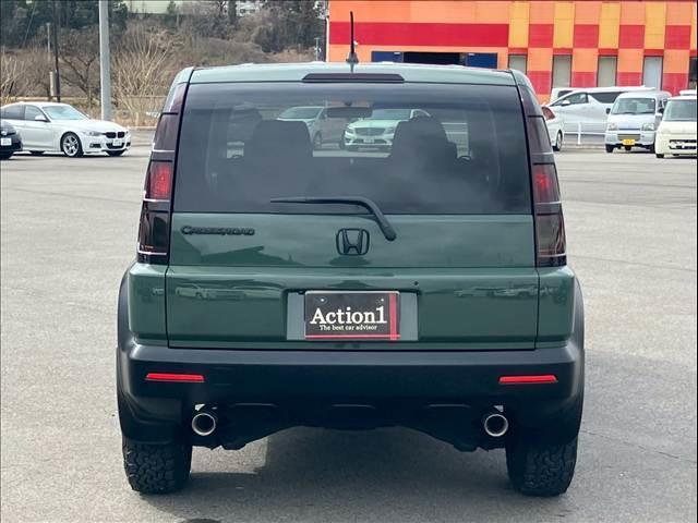 クロスロード ２０Ｘ　全塗装　グリーンマッドブラック　社外１６ＡＷ　ＢＦグッドリッチオールテレーン２１５／７０／１６　純正ＨＤＤナビ　バックカメラ　ＥＴＣ　ステアリングリモコン　スマートキー　ＣＤ／ＤＶＤ再生（19枚目）