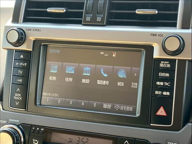 ランドクルーザープラド ＴＺ－Ｇ　サンルーフ　エアサス　ベージュ革　アルパイン１２．８型フリップダウン　メーカーナビ　マルチテレインモニター　コーナーセンサー　シートヒーター　センターデフロック　クルーズコントロール　シートメモリー（68枚目）