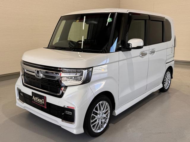 Ｎ－ＢＯＸカスタム Ｌターボ　純正９インチナビ　ａｐｐｌｅｃａｒｐｌａｙ　バックカメラ　ＥＴＣ　レーダークルーズコントロール　両側パワースライドドア　レーンアシスト　衝突軽減ブレーキ　パーキングセンサー　純正１５インチＡＷ（4枚目）