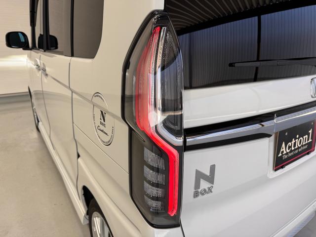 Ｎ－ＢＯＸカスタム Ｌターボ　純正９インチナビ　ａｐｐｌｅｃａｒｐｌａｙ　バックカメラ　ＥＴＣ　レーダークルーズコントロール　両側パワースライドドア　レーンアシスト　衝突軽減ブレーキ　パーキングセンサー　純正１５インチＡＷ（50枚目）