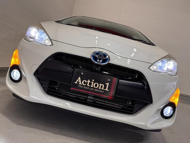 アクア G 純正ナビ クリアランスソナー ドラレコ クルーズコントロール ETC Bカメラ レーンアシスト 衝突軽減ブレーキ 社外17インチAW LEDヘッド Bluetooth フルセグTV シートカバー(34枚目)