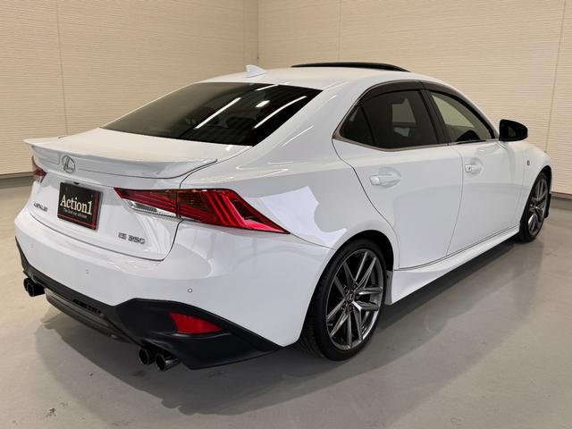 ＩＳ ＩＳ３５０　Ｆスポーツ　サンルーフ　ＴＲＤエアロ　ＴＲＤマフラー　純正１０．３インチナビ　黒革シート　ＢＳＭ　アダプティブクルコン　ＥＴＣ２．０　Ｂカメラ　ドラレコ　シートヒーター　クリアランスソナー　純正１８インチＡＷ（7枚目）
