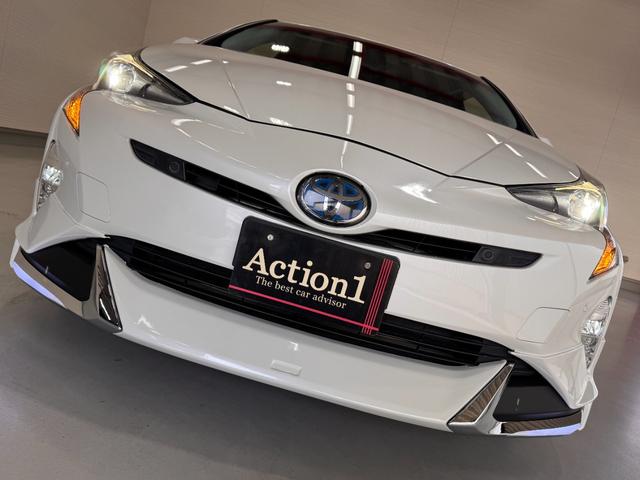 プリウス Ｓセーフティプラス　フルエアロ　デイライト　純正ナビ　レーンアシスト　アダプティブクルーズコントロール　ＨＵＤ　クリアランスソナー　ドライブレコーダー　ＥＴＣ　バックカメラ　パーキングアシスト　純正１５インチＡＷ（42枚目）