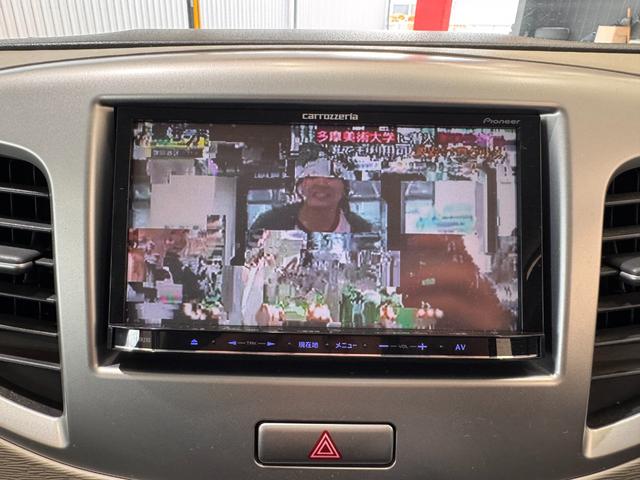 ワゴンＲ ＦＸリミテッド　ワンオーナー　メモリーナビ　テレビ　ＣＤ　アイドリングストップ　オートエアコン　純正１４インチアルミ　プッシュスタート　スマートキー　ライトレベライザー　パワーウインドウ（10枚目）