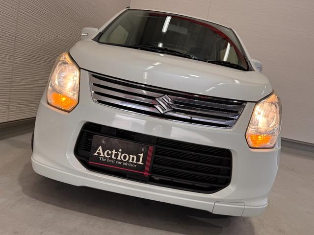 ワゴンＲ ＦＸリミテッド　ワンオーナー　メモリーナビ　テレビ　ＣＤ　アイドリングストップ　オートエアコン　純正１４インチアルミ　プッシュスタート　スマートキー　ライトレベライザー　パワーウインドウ（24枚目）