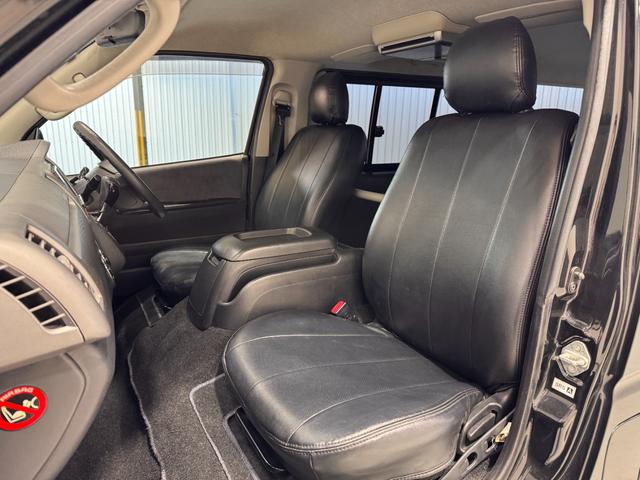 ハイエースバン ロングスーパーGL ベッドキット フリップダウンモニター メモリーナビ ETC バックドア スライドドア Bluetooth フルセグTV DVD CD Wエアコン HIDヘッドライト フォグランプ オートエアコン(23枚目)