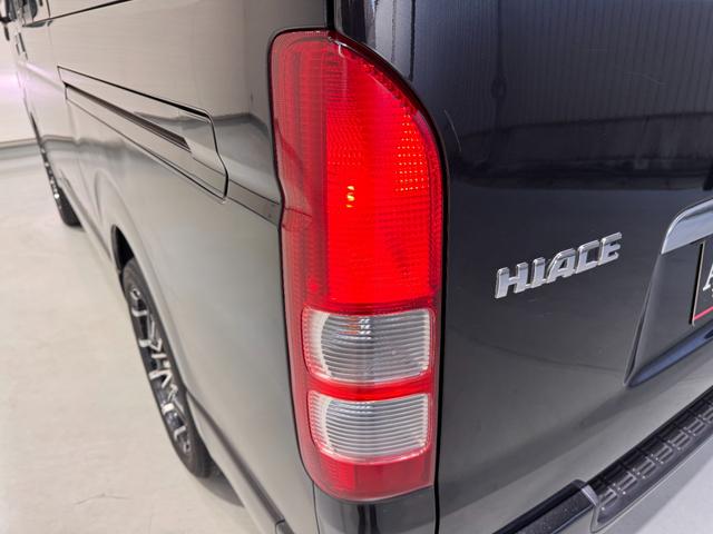 ハイエースバン ロングスーパーGL ベッドキット フリップダウンモニター メモリーナビ ETC バックドア スライドドア Bluetooth フルセグTV DVD CD Wエアコン HIDヘッドライト フォグランプ オートエアコン(51枚目)