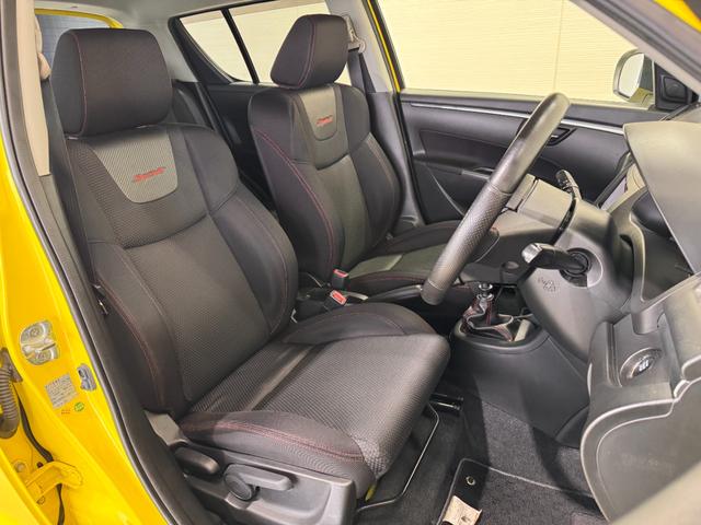 スイフトスポーツ ベースグレード　ナビ　Ｂｌｕｅｔｏｏｔｈ　クルーズコントロール　ＥＴＣ　純正１７インチＡＷ　ＨＩＤヘッドライト　横滑り防止　プッシュスタート　スマートキー　テレビ　ＣＤ　ＤＶＤ　オートエアコン（18枚目）