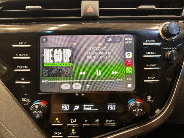 カムリ ＷＳレザーパッケージ　純正ナビ　ａｐｐｌｅｃａｒｐｌａｙ　アダプティブクルコン　ＢＳＭ　ＥＴＣ２．０　Ｂカメラ　シートヒーター　クリアランスソナー　パワーシート　ドラレコ　ＨＵＤ　レザーシート　レーンアシスト　衝突軽減（11枚目）