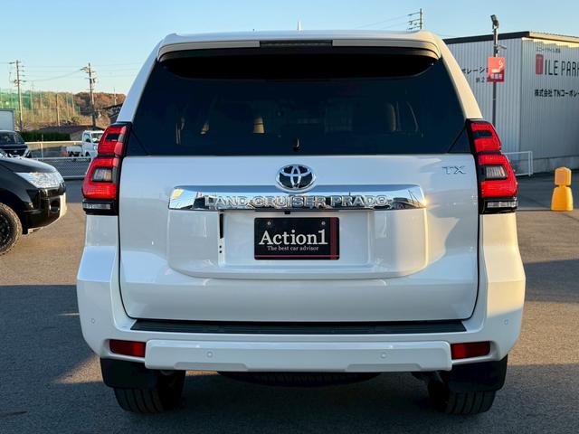 ランドクルーザープラド TX Lパッケージ ワンオーナー ベージュ革 全周囲カメラ ディスプレイオーディオ ナビキット シートヒーター/クーラー レーダークルーズ クリアランスソナー BSM ドライブレコーダー LEDヘッド 純正19インチAW(39枚目)