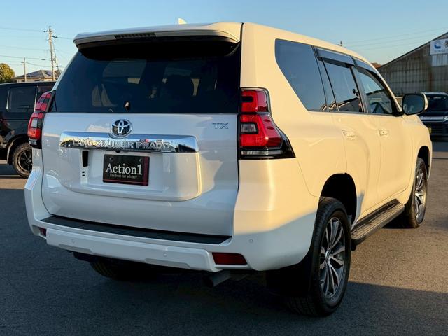 ランドクルーザープラド TX Lパッケージ ワンオーナー ベージュ革 全周囲カメラ ディスプレイオーディオ ナビキット シートヒーター/クーラー レーダークルーズ クリアランスソナー BSM ドライブレコーダー LEDヘッド 純正19インチAW(40枚目)