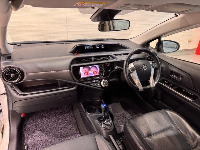 アクア Gブラックソフトレザーセレクション ナビ クルーズコントロール ETC Bカメラ レザーシート レーンアシスト 衝突軽減ブレーキ シートヒーター 純正15インチAW Bluetooth フルセグTV DVD CD 横滑り防止(26枚目)