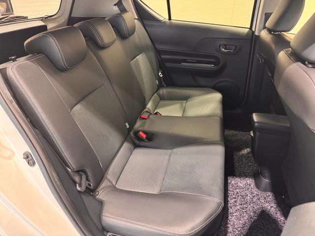 アクア Gブラックソフトレザーセレクション ナビ クルーズコントロール ETC Bカメラ レザーシート レーンアシスト 衝突軽減ブレーキ シートヒーター 純正15インチAW Bluetooth フルセグTV DVD CD 横滑り防止(27枚目)