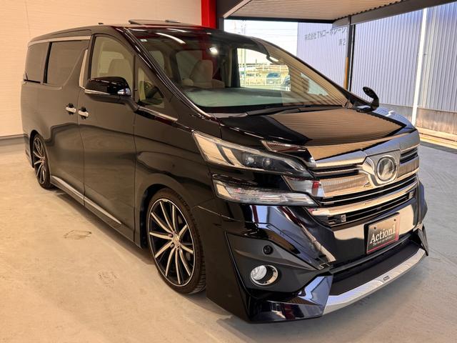 ヴェルファイア 2.5X 8人乗り モデリスタエアロ サンルーフ ALPINEナビ フリップダウンモニター Bカメラ ETC 両側Pスラドア クリアランスソナー クルーズコントロール 衝突軽減ブレーキ 社外17インチAW(6枚目)