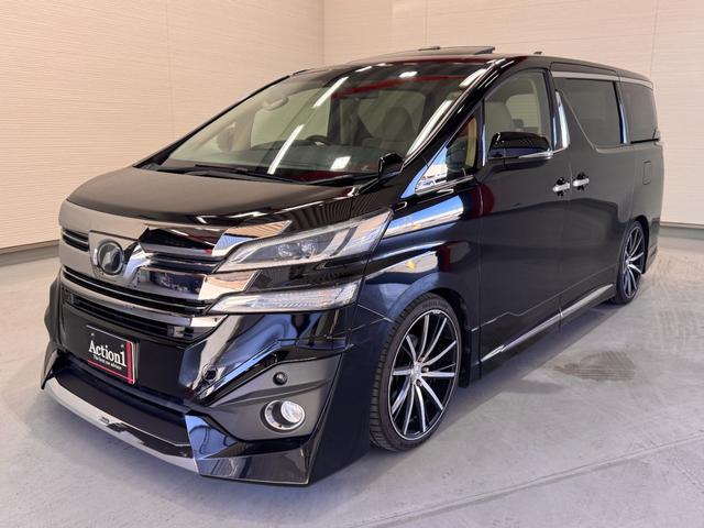 ヴェルファイア 2.5X 8人乗り モデリスタエアロ サンルーフ ALPINEナビ フリップダウンモニター Bカメラ ETC 両側Pスラドア クリアランスソナー クルーズコントロール 衝突軽減ブレーキ 社外17インチAW(7枚目)