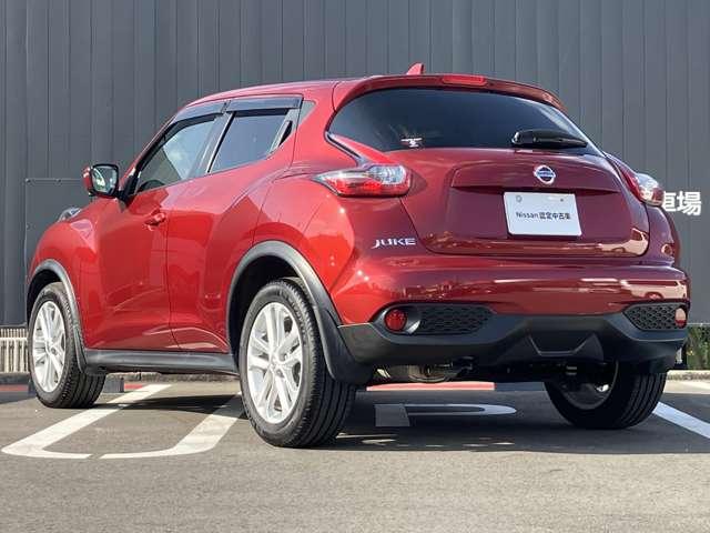 ジューク １．５　１５ＲＸ　Ｖセレクション　日産純正メモリーナビ　全周囲カメラ　ＡＵＴＯエアコン　車線逸脱警報システム　ワンオ－ナ－車　セキュリティーアラーム　パワーウィンドウ　スマートエントリー　ドラレコ　Ａストップ　アルミホイール　バックモニター　ＥＴＣ車載器　メモリーナビ（2枚目）