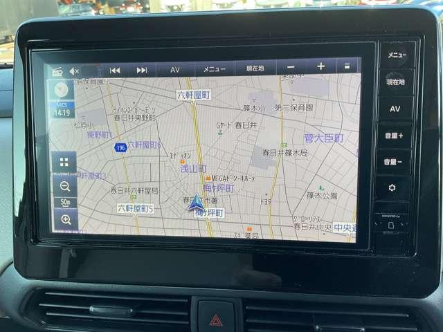 オリジナルメモリーナビです。ナビ画面も大きく、とても見やすいナビ画面になっております♪