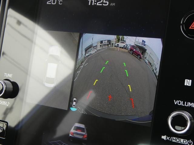 全周囲カメラ、バックカメラ　障害物センサーの表示