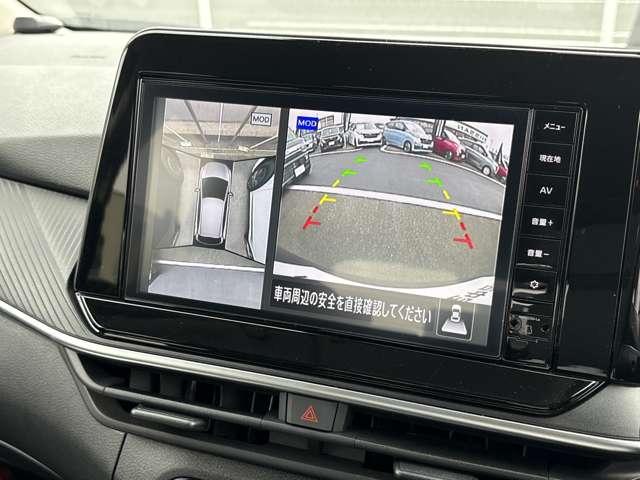ノート １．２　Ｘ　全周囲カメラ　スマートミラー　大画面ナビ　リアカメラ　衝突被害軽減ブレ－キ　全方位カメラ　ＥＴＣ付　レーンアシスト　インテリジェントキー　ワンオーナー　ドラレコ　整備記録簿　ワンセグＴＶ　ＴＶナビ　サイドカーテンエアバック　サイドカメラ（8枚目）