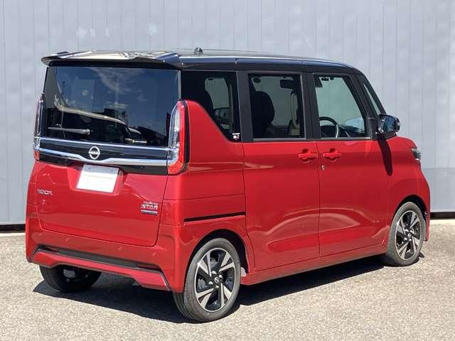 ルークス ６６０　ハイウェイスターＧターボ　プロパイロット　エディション　純正ナビ　プロパイロット　全周囲カメラ　両側パワードア　アラウンドビュ　プリクラッシュセーフティー　メモリナビ　アダプティブクルコン　レーンキープ　展示試乗車ＵＰ　インテリキ－　ＥＴＣ　ＬＥＤヘッドライト　アイドリングストップ　整備記録簿（2枚目）