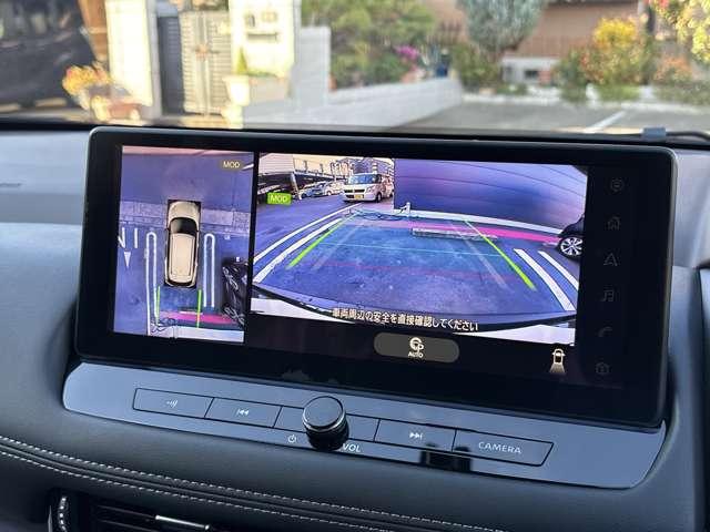 エクストレイル 1.5 G e-4ORCE 4WD ※雹害車 プロパイロット 全周囲カメラ 本革S パークアシスト LEDヘッドランプ ナビTV スマートキー レーダークルーズ LKA キーフリー ETC 4WD アルミホイール メモリーナビ バックカメラ サイドカメラ オートエアコン PS(8枚目)