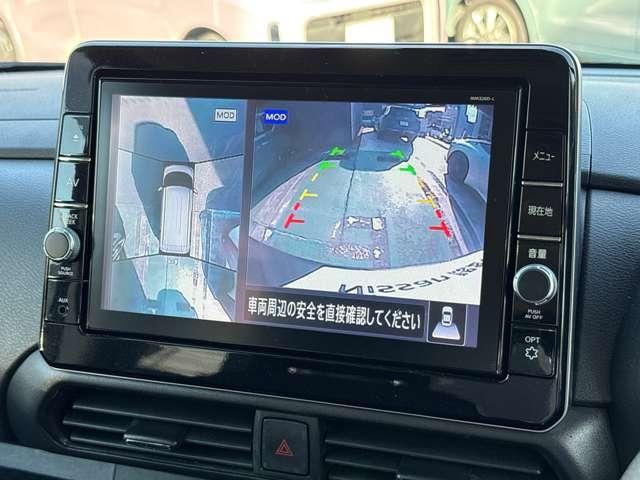 ルークス 660 ハイウェイスターX 大画面ナビ 全周囲カメラ 片側オートドア 衝突被害軽減ブレ-キ 助手席側オートスライドドア マルチビューカメラ 車線逸脱警報装置 ETC LED スマートキー パワーウィンドウ ワンオーナー ドライブレコーダー ナビTV バックカメラ 記録簿(8枚目)