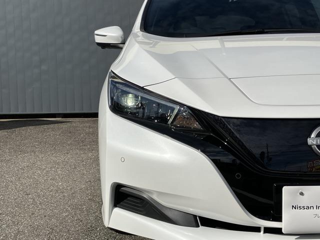 リーフ Ｘ　Ｖセレクション　メーカーナビ　プロパイロット　ドラレコ　レーダークルコン　３６０°カメラ　踏み間違い防止装置　ＬＥＤランプ　セキュリティ　ドライブレコーダー　１オーナー　ＥＴＣ　インテリキー　レーンキープアシスト　サイドエアバッグ　パワーウィンドウ　ＡＢＳ（3枚目）