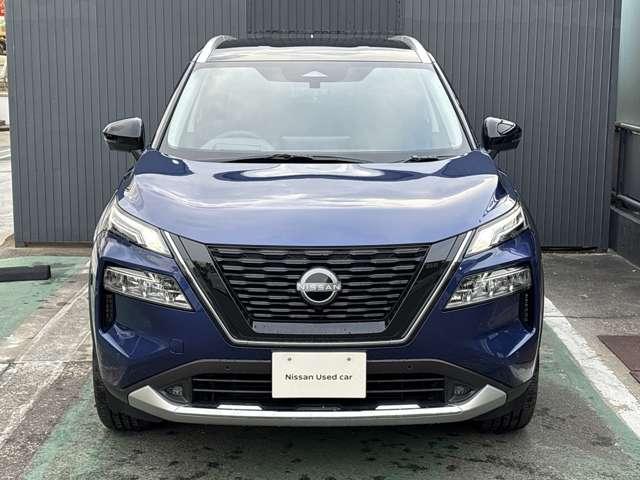 エクストレイル 1.5 G e-4ORCE 4WD ※雹害車 プロパイロット 全周囲カメラ LEDヘッドランプ ナビTV スマートキー レーダークルーズ LKA キーフリー ETC 4WD アルミホイール メモリーナビ バックカメラ サイドカメラ オートエアコン PS エアB PW アラモニ(2枚目)