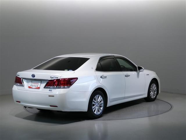 クラウンハイブリッド ロイヤルサルーン　ＨＤＤナビ　フルセグ　バックカメラ　ＥＴＣ　ＣＤ　ミュージックプレイヤー接続可　ＤＶＤ再生　電動シート　オートクルーズコントロール　ＨＩＤヘッドライト　スマートキー　キーレス　ハイブリッド（6枚目）